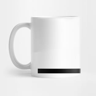 Black Minimal Bar by Minimal DM(version 1) Mug